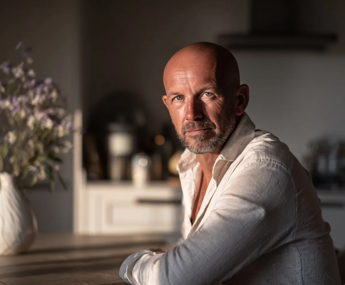 Man considering testosterone health